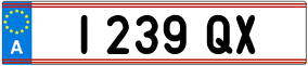 Truck License Plate